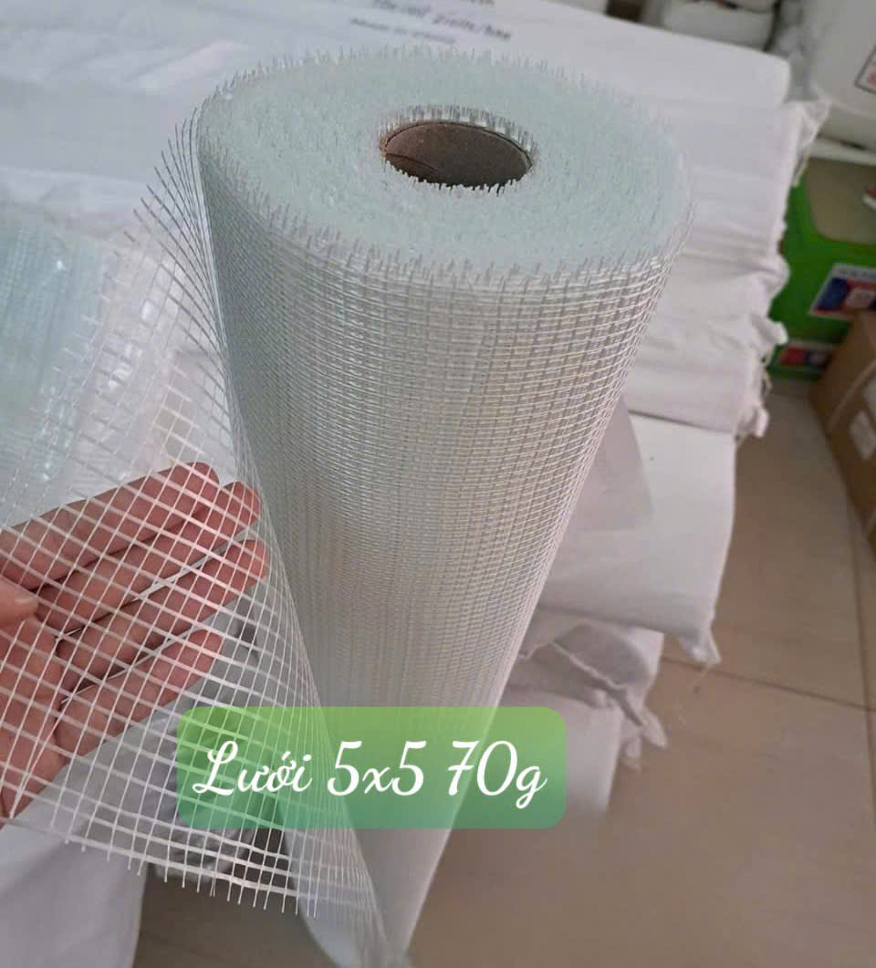 Lưới thủy tinh chống thấm 5x5 70g - CÔNG TY TOÀN CẦU KONISHI & DAEHWA